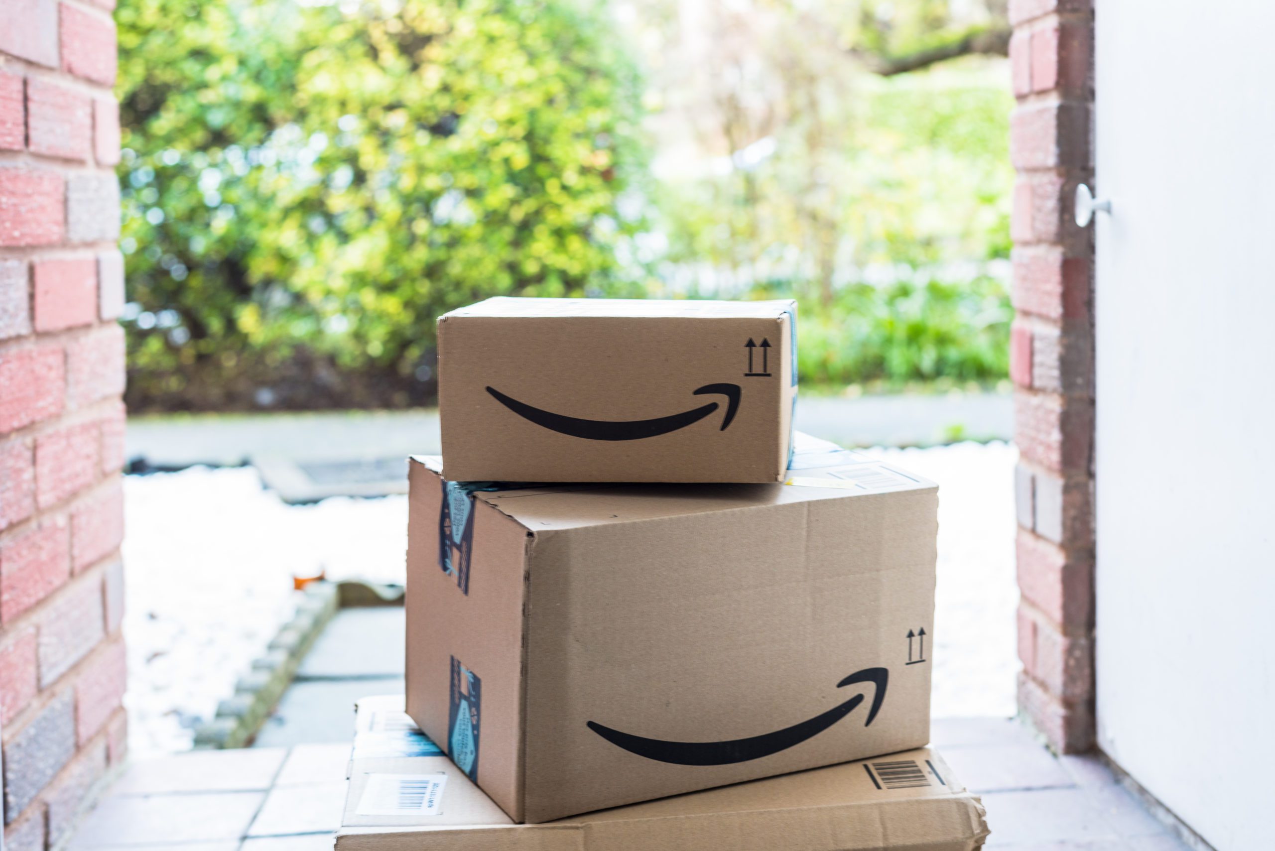 amazon packages porch