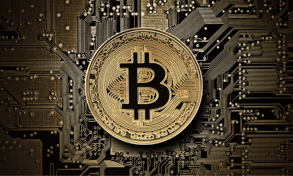 bitcoin crypto graphic