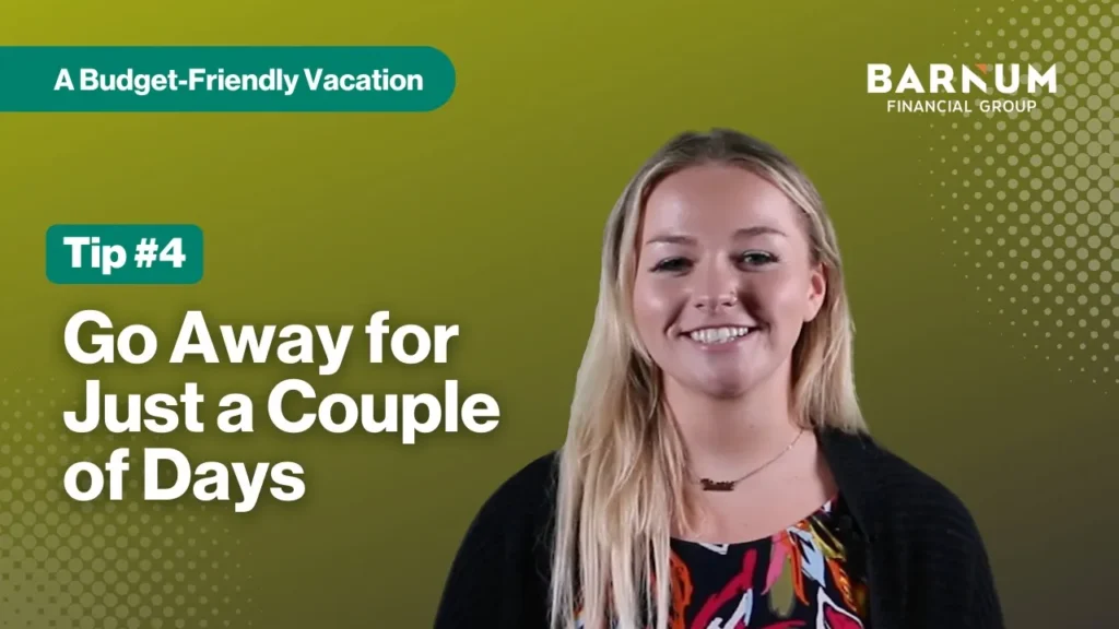 vacation tips - couple of days away