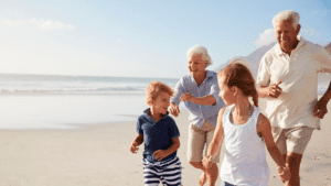 Grandparents help grandchildren